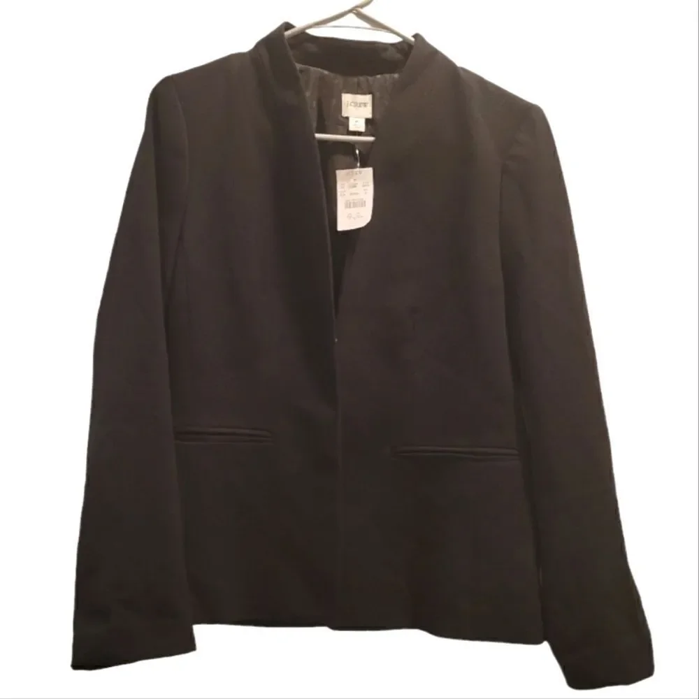 J. Crew | Black Broadway Blazer Size 6 NWT